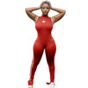 Active Wear Women Bodycon Jumpsuit Romper Overall Sport Workout Casual Jumpsuit Black One Piece Jumpsuit In Women Outfits 2022