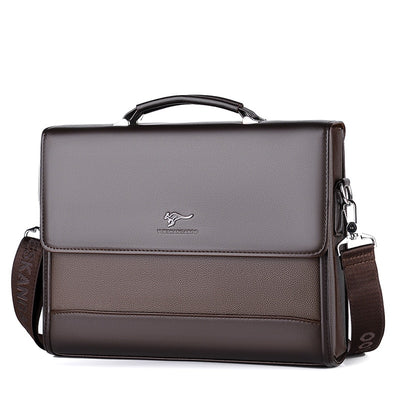 Men Laptop Bag Men's Documents Handbags Man For Tote Brand Pu 2023 Briefcase Organizer Bags Shoulder Business Leather For Male