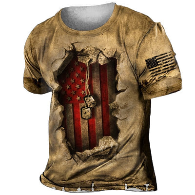 3d Vintage T Shirt For Men 2022 Navigation Men's T Shirt Oversized Short Sleeve Classic Tops Tee Shirt Man Clothing 6xl Camiseta