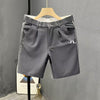 Embroidered Logo Summer Golf Casual Suit Shorts Men's Plankton Big Shorts 2023 New Striped Five-point Dress Pants Mid-pants