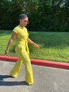 Streetwear Fashion Jump Suits for Women Pit Strip Short Sleeves Straps Jumpsuit Long Pants Home Comfortable Casual Women's Wear