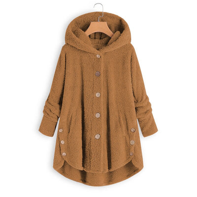 2023 Autumn and Winter Dress Women's Medium Length Lamb Plush Double sided Fleece Coat Women