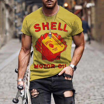 2022 Summer Men's New Shirt 3D Printing Personality Trend Youth Casual Top Summer Light and Breathable Large Size T-shirt