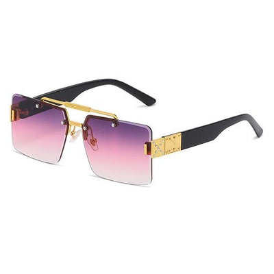 2023 New Big Frame Rectangle Sunglasses Women Brand Diamond Sun Glasses Female Fashion UV400 Shades Eyewear