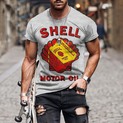 2022 Summer Men's New Shirt 3D Printing Personality Trend Youth Casual Top Summer Light and Breathable Large Size T-shirt