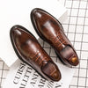 2023 Spring Gentleman Oxfords Leather Shoes Luxury Goods Men Shoes Fashion Casual Pointed Toe Formal Business Male Wedding Dress