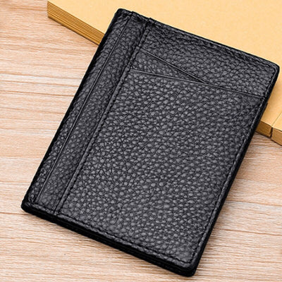 Super Slim Soft Wallet Solid Mini Credit Card Holder Multi Slots Coin Purse Wallet Pu Leather Purse Card Holders Men Wallet