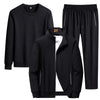 Men's Tracksuits Polyester Sweatshirt Sporting Sets 2022 Gyms Spring Jacket+Pants Casual Men's Track Suit Sportswear Fitness 8XL