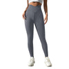2023 Nylon Back V Butt Yoga Pants Women High Waist Fitness Workout Gym Running Scrunch Leggings Trousers Jogging Active Wear