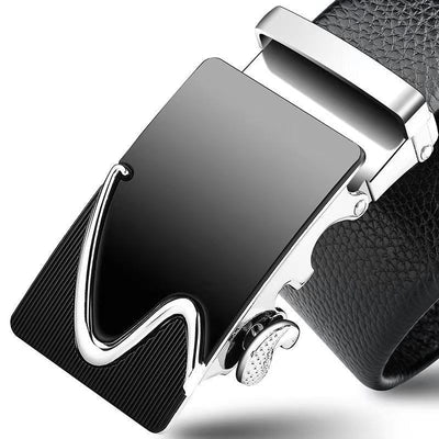 Famous Brand Belt Men Top Quality Genuine Luxury Leather Belts for Men,Strap Male Metal Automatic Buckle