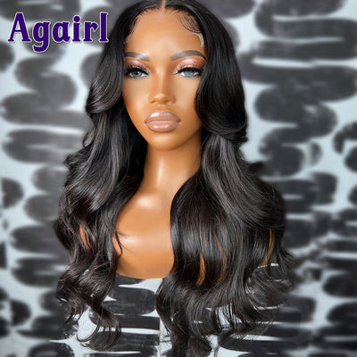 Highlight Blonde 13x4 13x6 Lace Frontal Body Wave Human Hair Wigs Ombre 30 with Black Transparent 5X5 Lace Closure Wig for Women