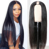 Straight Wigs Cheap U Part Wig Brazilian Human Hair Wigs For Women Virgin Hair Glueless Middle U Shape Wig 180 Density