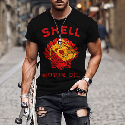 2022 Summer Men's New Shirt 3D Printing Personality Trend Youth Casual Top Summer Light and Breathable Large Size T-shirt