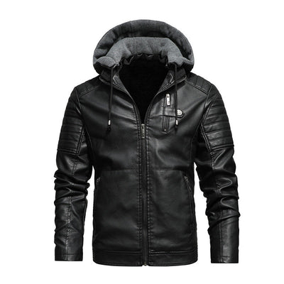 Large Size 4XL Slim Aviation Bomber Jacket Men Leather Flights Jacket Black Aviator Pilot Coats Autumn Winter New Men's Korean