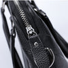 Men's Genuine Leather Briefcase Satchel Bags For Men Business Fashion Soft Cowhide Shoulder Laptop Bag Bolsa Masculina Cartable