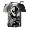 Women/Mens T Shirt Bob Marley Legend Reggae 3D Print T-Shirt Summer Casual Tees