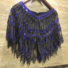 2023 Spring Summer Women Mesh Versatile  Capes Sequins European American Popular Evening Dress Shawl Lady Cloaks Poncho