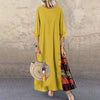 Summer Boho Maxi Dress Women Fashion Floral Printed Loose Sundress Casual High Waist Beach Party Long Dresses Vestidos Robe