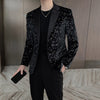 2023 Luxury Sequin Design Men Blazers Singer Stage Suit Jacket Wedding Business Casual Dress Coat Blazer Masculino Veste Homme