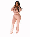 GLCMYAYA 2023 Fashion Women's Set Zipper Up Jacket and Flare Pants Suit Active Wear INS Tracksuit Two 2 Piece Set Fitness Outfit