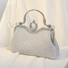 Vintage Diamond Dinner Bag Party Evening Clutches Rhinestone Handbag Women's Dress Chains Crossbody Bag Crystal Shoulder Bag Sac